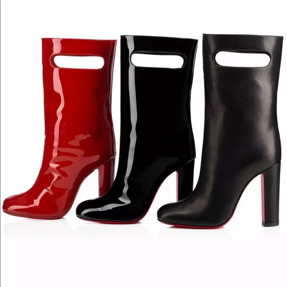 Christian Louboutin Bag Bootie 100 Patent Leather - Picture 6 of 13